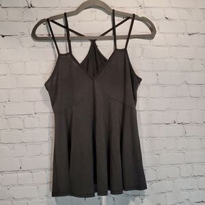 RO&DE black strappy modal tank top